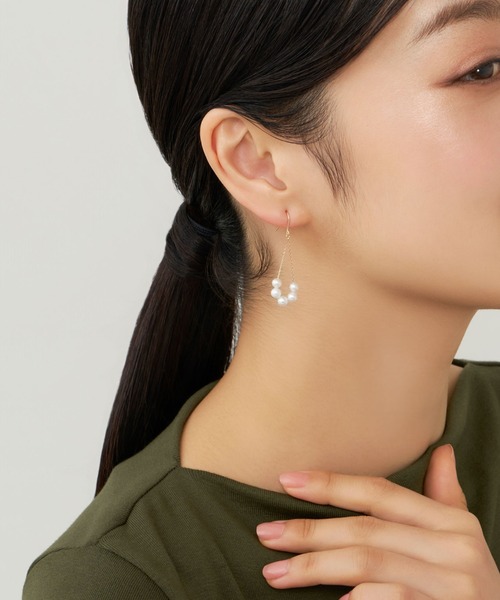 VENDOME AOYAMA（ヴァンドーム青山） ピアス K10YG パール ピアス