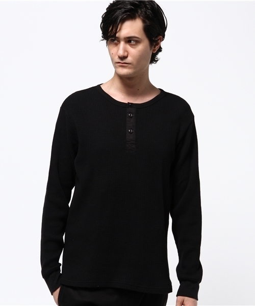 100%新品大人気 tシャツ PayPayモール店 - 通販 - PayPayモール Tシャツ ワッフルヘンリー長袖Tシャツ ZOZOTOWN SALE本物保証