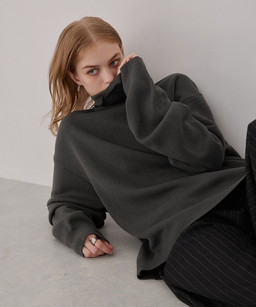 EMMA CLOTHES（エマクローズ） タートルネック セーター ニット