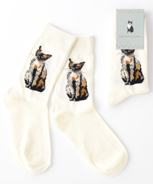Jubilee（ジュビリー） 靴下 キャット 猫デザインソックス レディース