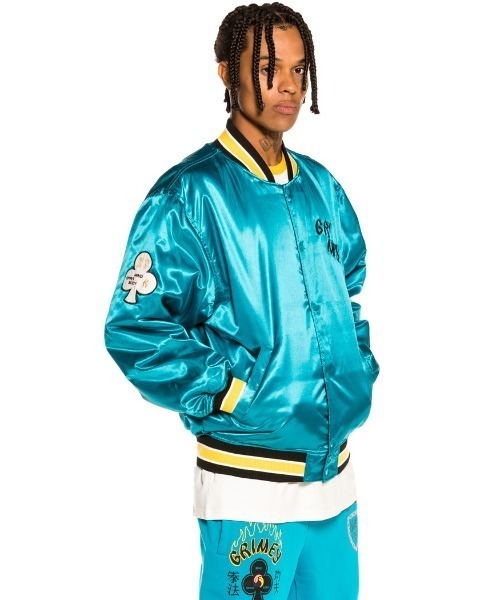 ジャケット ブルゾン GRMY(GRIMEY)/グライミー/Reversible Satin Jacket