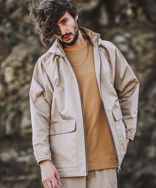 ジャケット・アウター Volume Collar Blouson agawd ASCLO（エジュクロ）の「ASCLO Volume Big Pocket Banding Leather