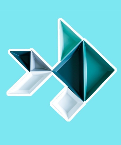 食器 KOZIOL TANGRAM セパレートプレート | entre square | 15