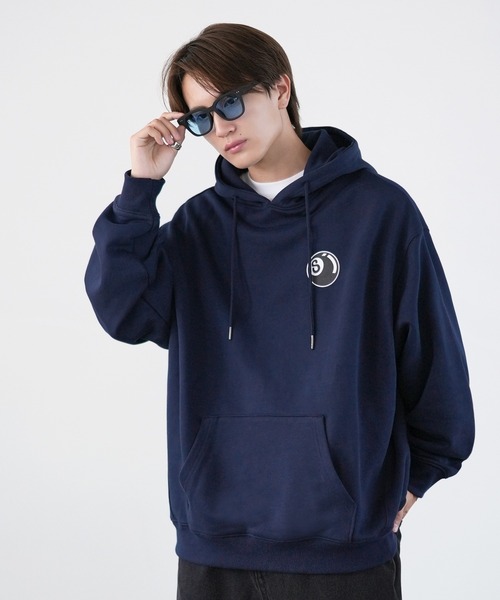 メンズ パーカー グラフィックプリント M00144 STUSSY ステューシー パーカー ジップアップ メンズ Faded