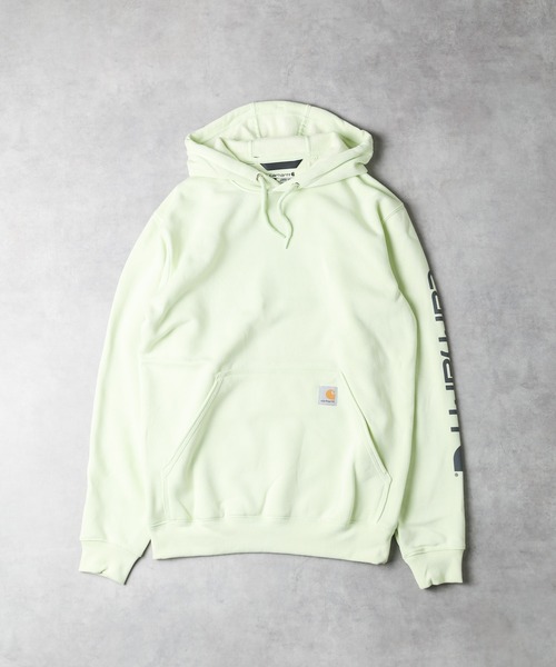 パーカー 「Carhartt」SLEEVE LOGO HOODED レディース メンズ Carhartt パーカー 「Carhartt」SLEEVE LOGO HOODED レディース
