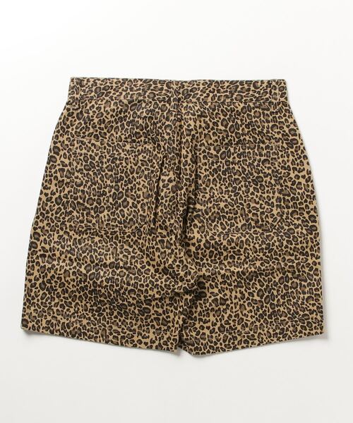 GUILTY PARTIES ヒョウ柄ショートパンツ M 今日だけ！ Many men, many minds. パンツ men mind/ヒョウ柄ptツイル