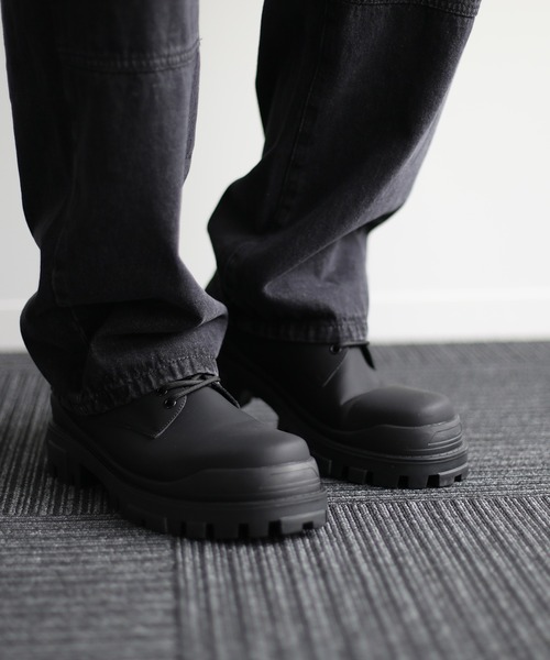 shoes365 ビジネスシューズ 「shoes365」二層保護厚底ドレスシューズ