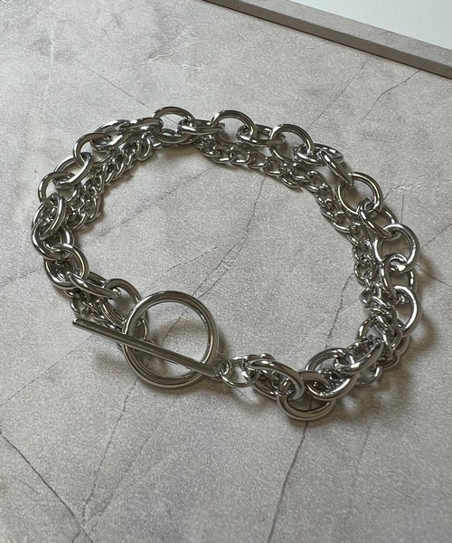 DiamondHearts（ダイヤモンドハーツ） ブレスレット 2連チェーン