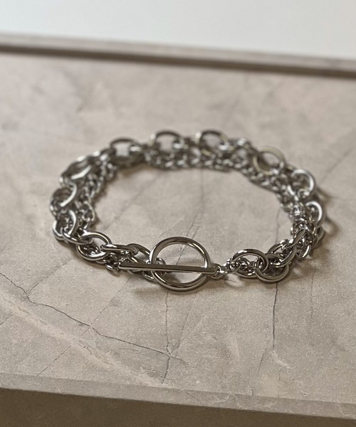 DiamondHearts（ダイヤモンドハーツ） ブレスレット 2連チェーン