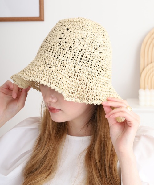 NICK GEAR] 3D FLOWER CAP -NAVY-