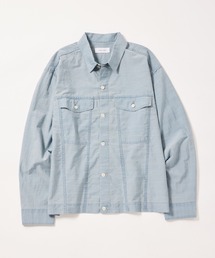 シャツ 超軽量 ボックスシルエット デニム ワーク ロングスリーブシャツ メンズ レディース｜ZOZOTOWN Yahoo!店
