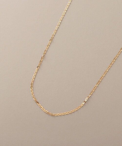 COCOSHNIK（ココシュニック） ネックレス K18フレスコフラットチェーン