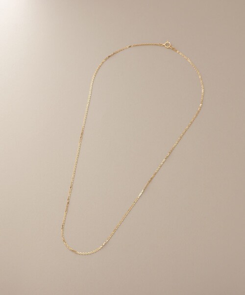 COCOSHNIK（ココシュニック） ネックレス K18フレスコフラットチェーン