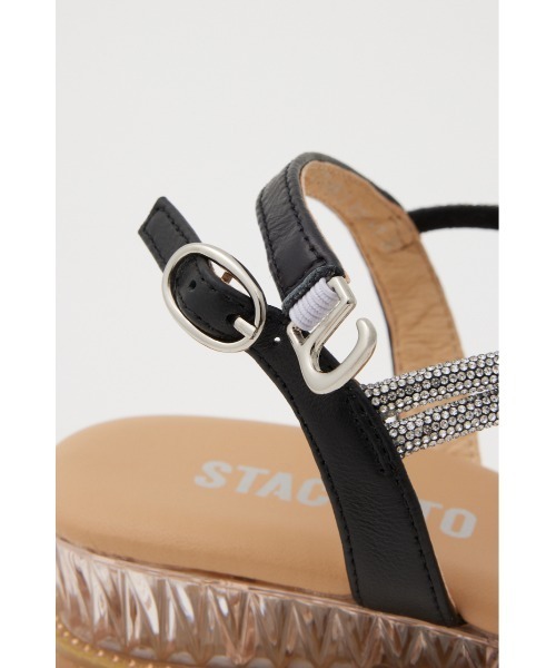 【STACCATO】大人気のレディースサマーサンダル 2color ザクグルカライトサンダル（350HS137－7040