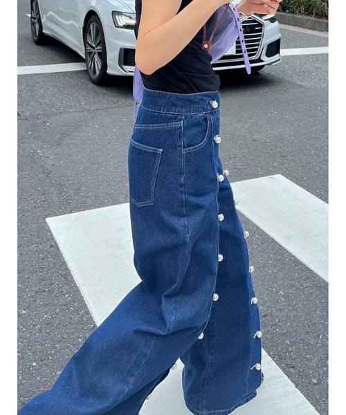 Katrin TOKYO ジーンズ デニム デニムパンツ pearl button baggy