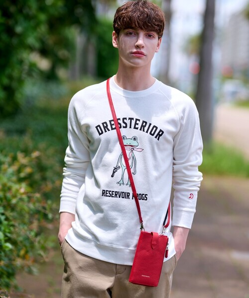 WEST. プロデュース ロングTシャツ DRESSTERIOR tシャツ フロッグラグランフライスロングTシャツ