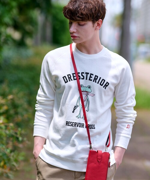 DRESSTERIOR tシャツ フロッグラグランフライスロングTシャツ