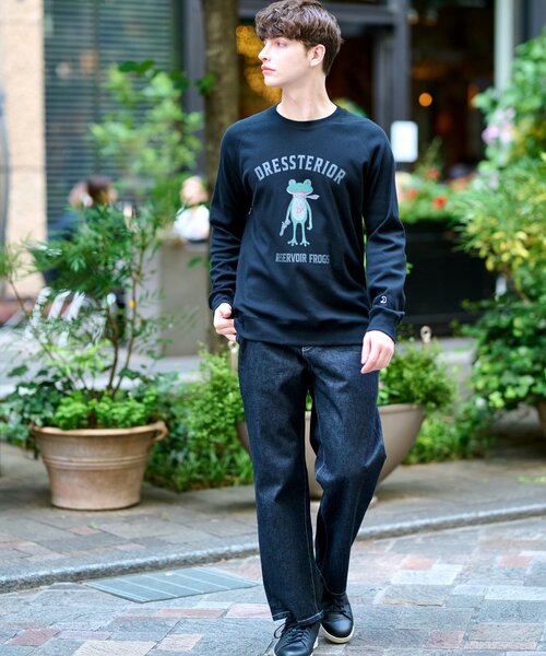 【大きいサイズ】 21号(6L〜) FONTLAB カラフルロゴエンブロイダリーロングTシャツ 大きいサイズ】 15号・19号(3L・5L) FONTLAB カラフルロゴエン