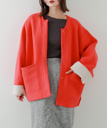 【美品】SENSE OF PLACEコート SENSE OF PLACE by URBAN RESEARCH ノーカラーコート コート