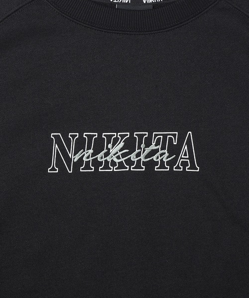 トレーナー スウェット 「NIKITA/ニキータ」レディースロゴクルースウェット　トレーナー　オーバーサイズシルエット　N DOUBLE LOGO C NIKITA トレーナー スウェット 「NIKITA/ニキータ」レディース
