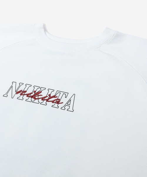 トレーナー スウェット 「NIKITA/ニキータ」レディースロゴクルースウェット　トレーナー　オーバーサイズシルエット　N DOUBLE LOGO C NIKITA トレーナー スウェット 「NIKITA/ニキータ」レディース