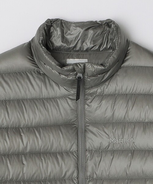 Marmot フード付きダウンジャケット グレー 750FP Prime Down Jacket(750フィルパワー プライムダウン