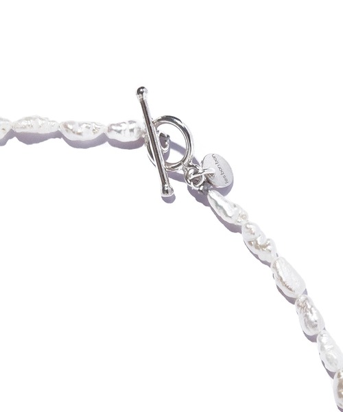 ネックレス 「les bon bon」bow pearl necklace BOB586 レディースの画像