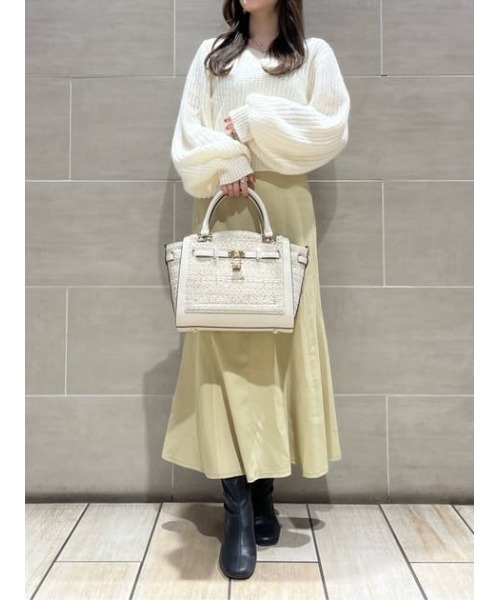 【未使用】ビジュー　ハンドバッグ Samantha Vega（サマンサベガ） ハンドバッグ ツイードベルトビジュー