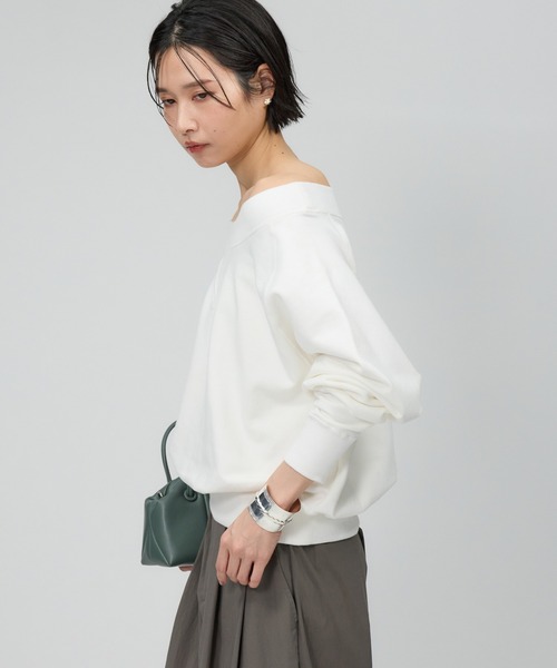 【BABYRONE 】スウェット BABYLONE トレーナー スウェット ボートネック裏毛プルオーバー