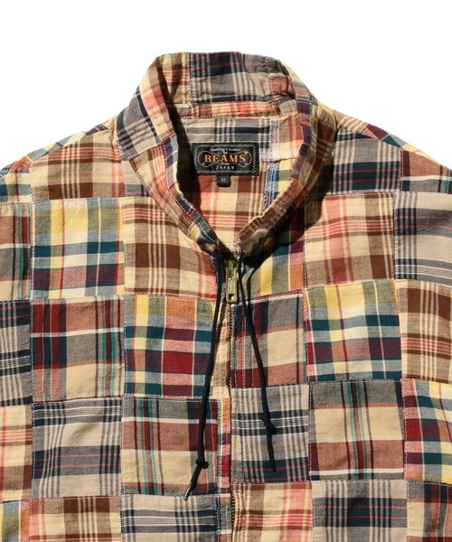 BEAMS BOY パッチワーク マドラスチック ジャケット　新品 パッチワークマドラス！！！｜ビームス 鹿児島｜BEAMS