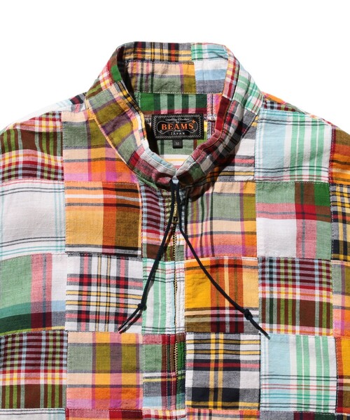 BEAMS BOY パッチワーク マドラスチック ジャケット　新品 パッチワークマドラス！！！｜ビームス 鹿児島｜BEAMS