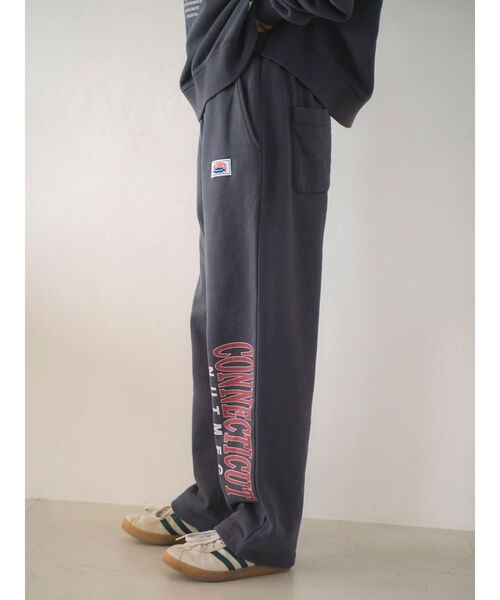 【新品未使用】wmmwジャージパンツwhatmeemeewantsロゴ入販売終了 スウェットパンツ ジャージ NUTMEG別注 ロゴデザインスウェット