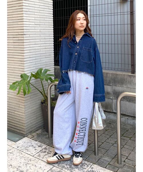 raspberrypie newjeans 着用　ジャージ　パンツ　プリーツ ジャージパンツ レディース 秋冬[品番：PENA0031122