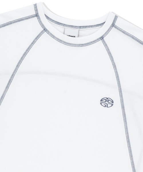tシャツ 「mahagrid/マハグリッド」 ECLIPSE LOGO STITCH LS TEE/イクリプスロゴステッチロンTEE レディース メン MAHAGRID tシャツ 「mahagrid/マハグリッド」 ECLIPSE LOGO