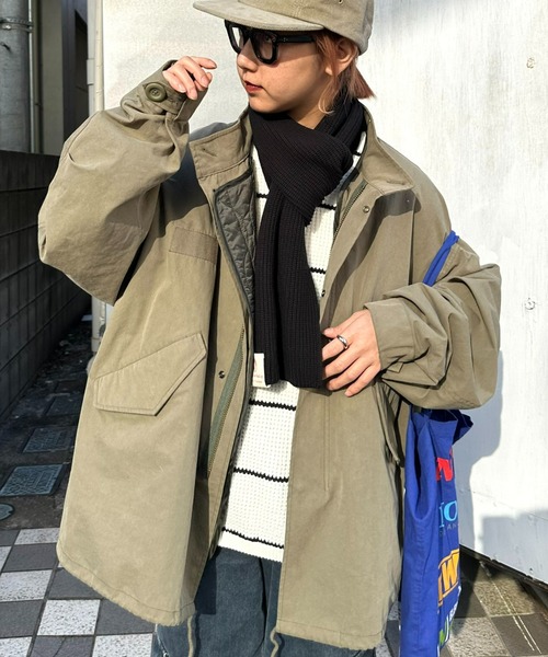 モッズコート　ミリタリー　カーキ　CIAOPANIC チャオパニック　ワッペン CIAOPANIC TYPY（チャオパニックティピー） モッズコート LARGE カーキ