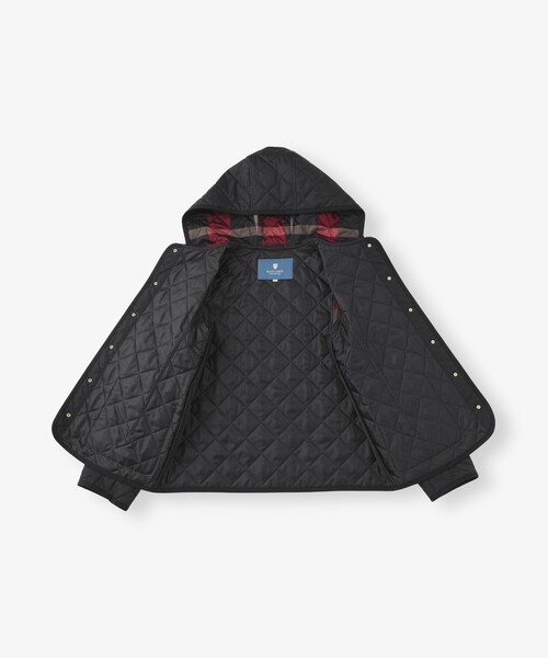 ブルーレーベルクレストブリッジ ブルゾン サマージャケット チェック 紺色 M BLUE LABEL CRESTBRIDGE ブルゾン アウター 「一部店舗限定