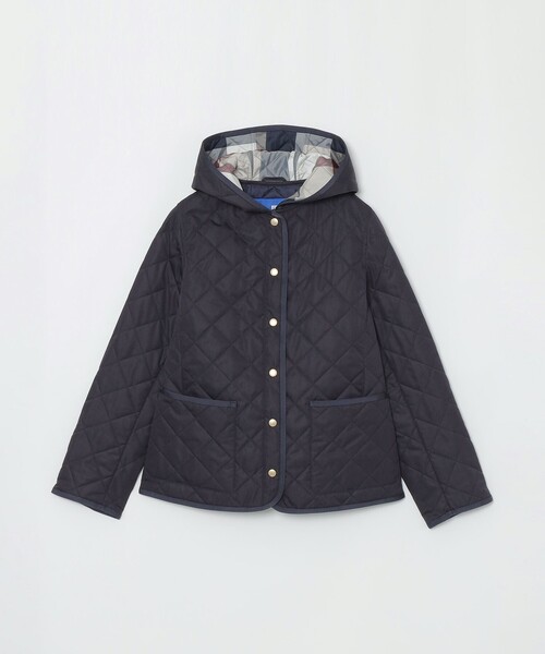 ブルーレーベルクレストブリッジ ブルゾン サマージャケット チェック 紺色 M BLUE LABEL CRESTBRIDGE ブルゾン アウター 「一部店舗限定