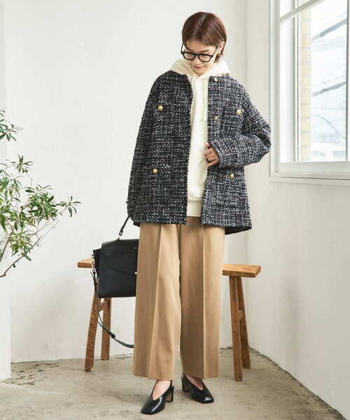 URBAN RESEARCH（アーバンリサーチ） ツイードジャケット 38 ブラック