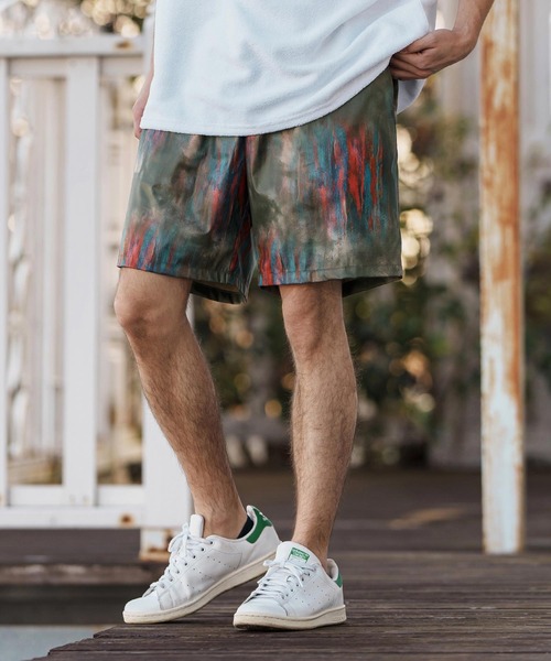 CAMBIO（カンビオ） パンツ mp13257-Coating Like Graphic short Pants