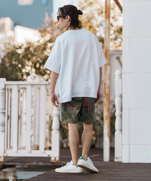 CAMBIO（カンビオ） パンツ mp13257-Coating Like Graphic short Pants