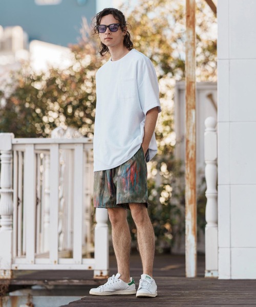 CAMBIO（カンビオ） パンツ mp13257-Coating Like Graphic short Pants