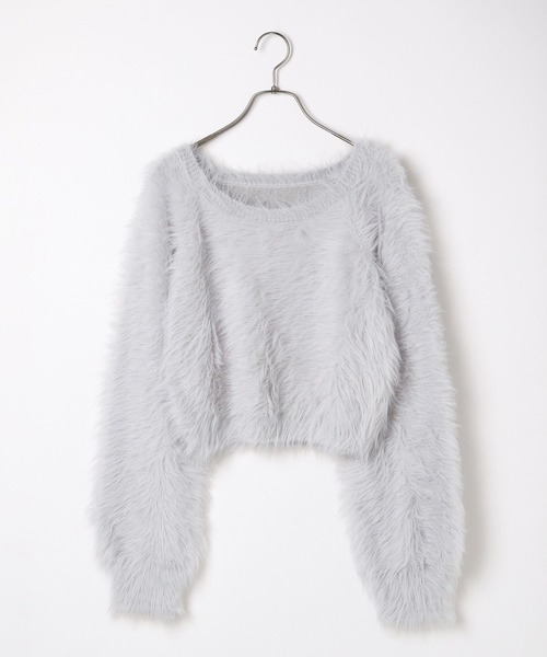 「Heather」 長袖ニット FREE レッド レディース_画像2