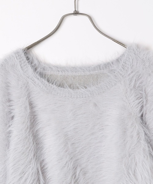 「Heather」 長袖ニット FREE レッド レディース_画像3