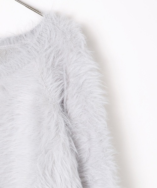 「Heather」 長袖ニット FREE レッド レディース_画像4