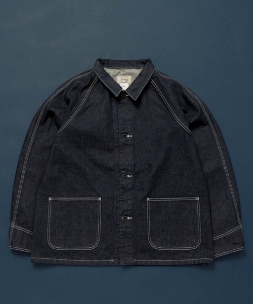 Schott デニムカバーオール XL schott（ショット）の「Schott/ショット/OLD HICKORY DENIM