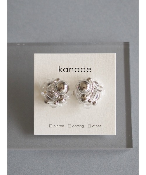 TONE ピアス 「kanade」メタル×クリアピアス(MA) レディース