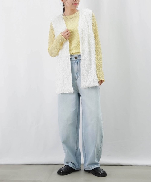 LADY LUCK LUCA tシャツ LC/LLL シャーリングクルーネック