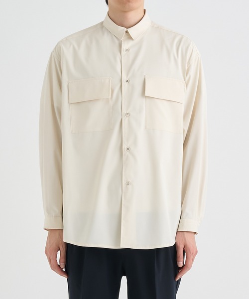 美品 24AW ホワイトマウンテニアリング シャツ ホワイトマウンテニアリング】ジップ オフ シャツ – GQ SHOP