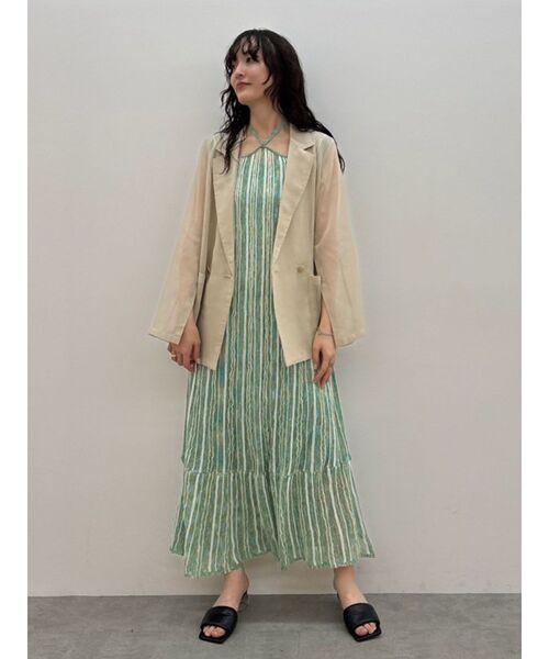 MERMAID V/N KNIT ONEPIECE/マーメイドVネックニットワンピース