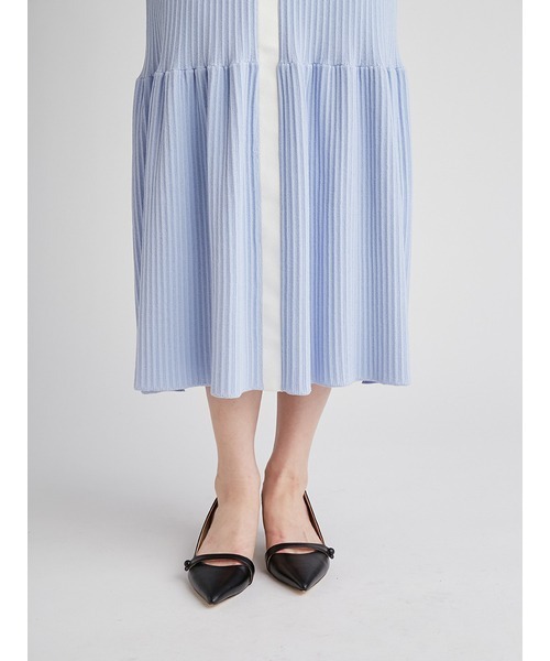 CELFORD 「CELFORD」 ニットワンピース 38 ネイビー レディース